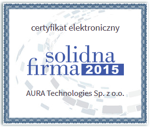 AURA Technologies Solidną Firmą 2015